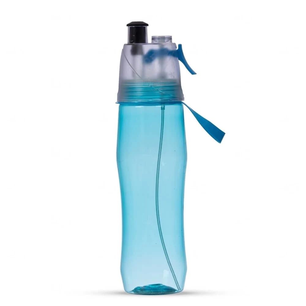 Squeeze Plástico Com Borrifador Personalizado - 700ml Azul