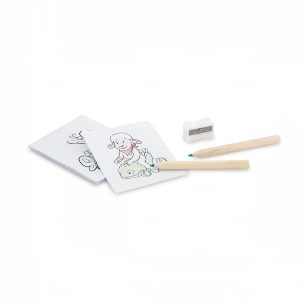 Kit Para Colorir Em Caixa de Cartão Personalizado 