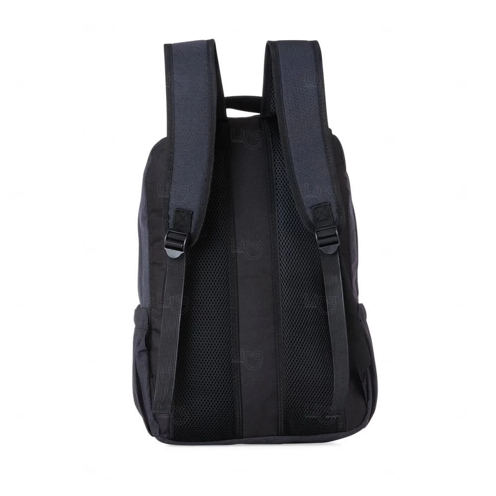 Mochila de Poliéster com Duplo Compartimento Personalizada 