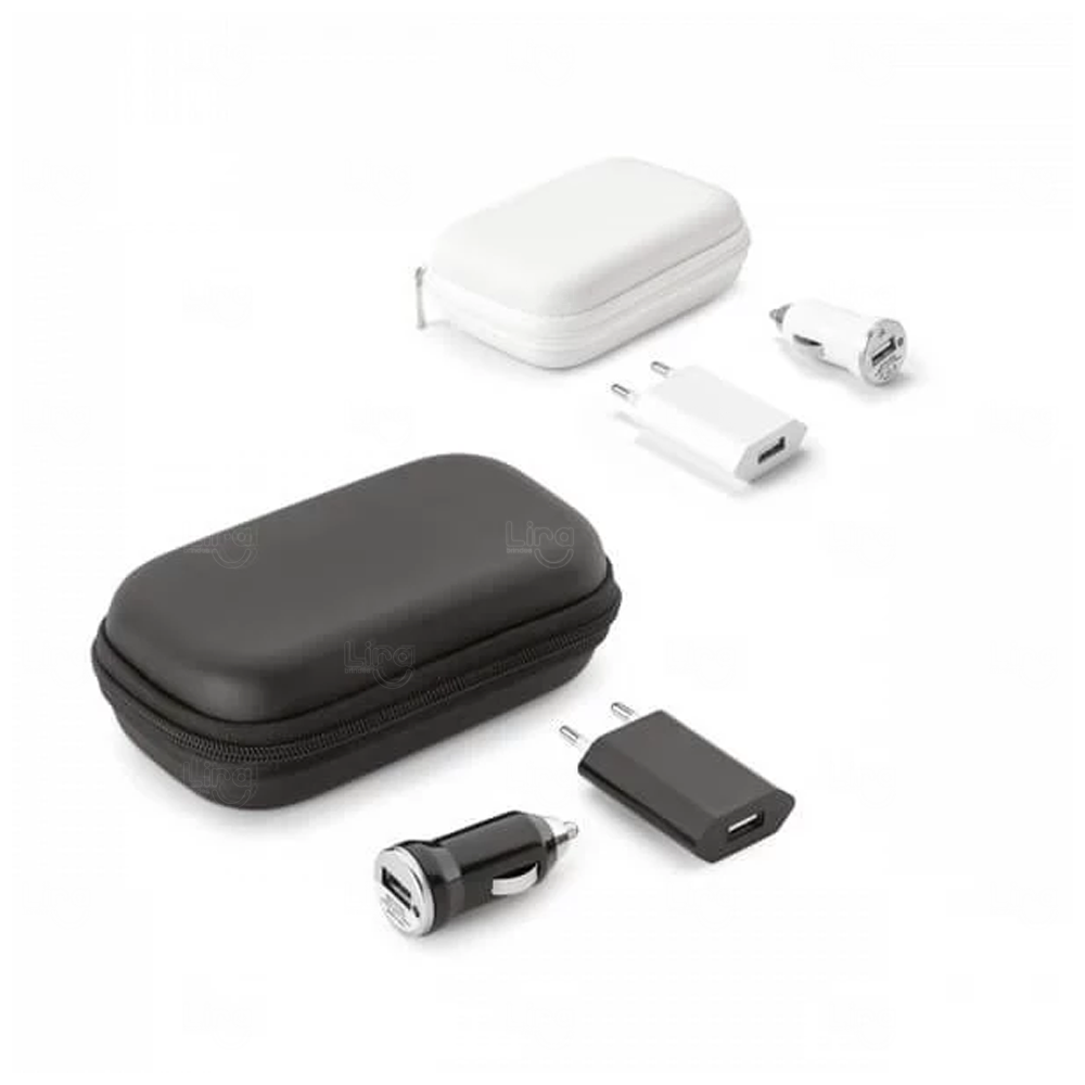 Kit Adaptadores USB Personalizado - 3 Peças 