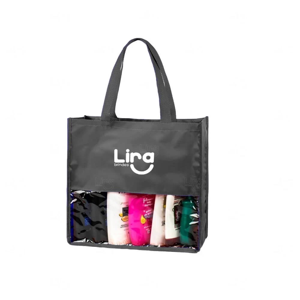 Sacola Visual Cosméticos Personalizada - 33 x 20 cm 