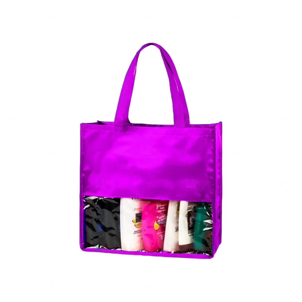 Sacola Visual Cosméticos Personalizada - 33 x 20 cm 