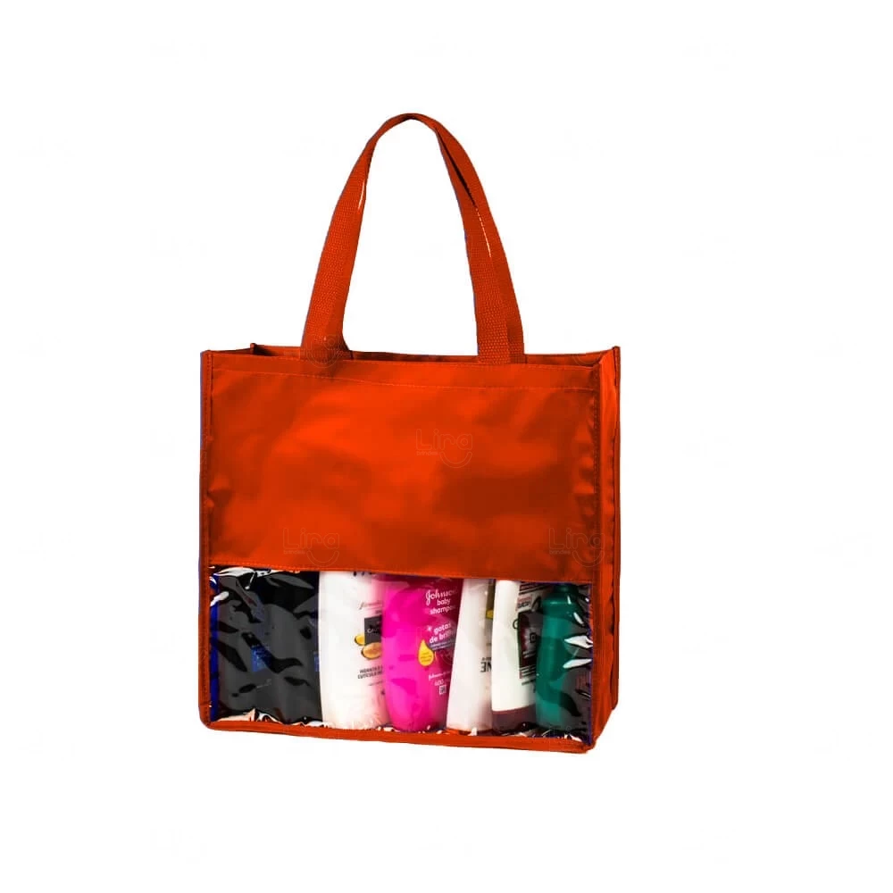 Sacola Visual Cosméticos Personalizada - 33 x 20 cm 