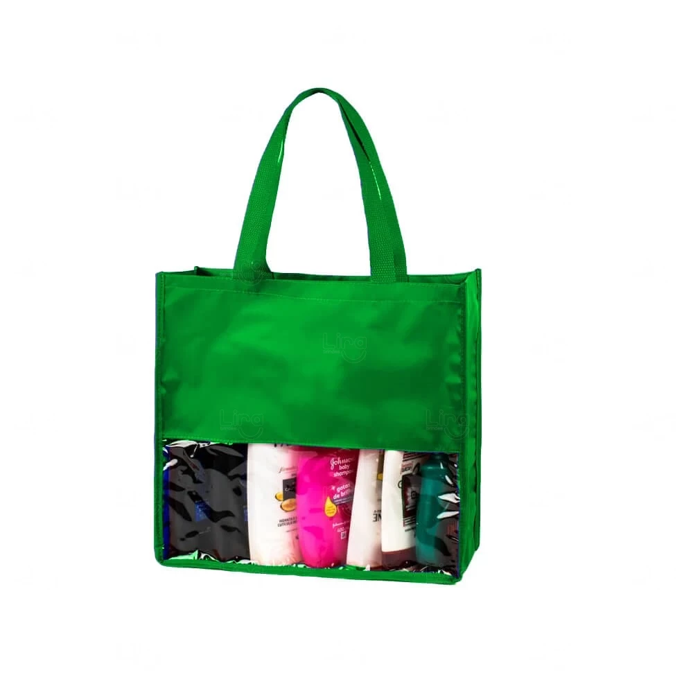 Sacola Visual Cosméticos Personalizada - 33 x 20 cm 