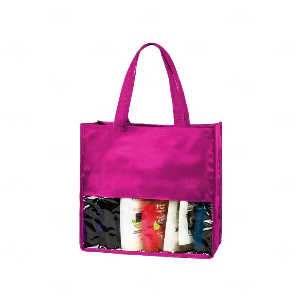 Sacola Visual Cosméticos Personalizada - 33 x 20 cm 