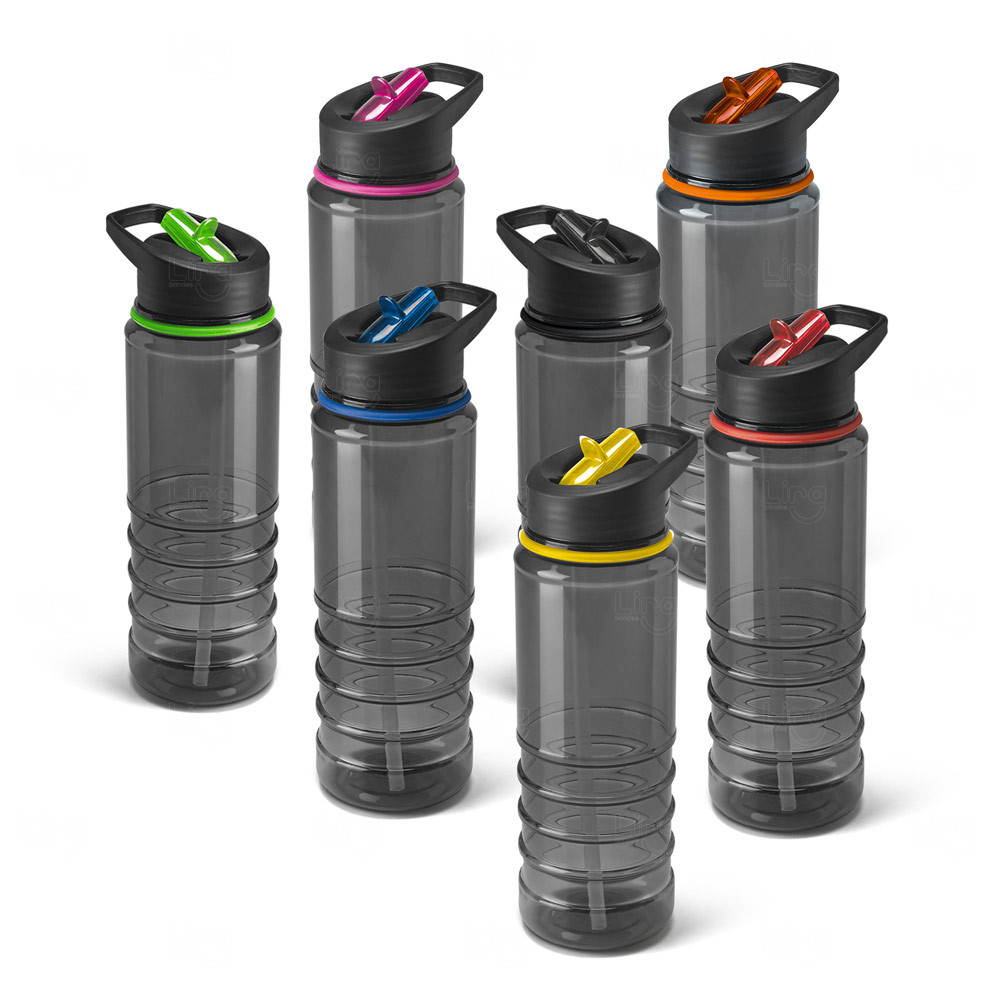 Squeeze Plástica 650ml com Canudo Personalizada 