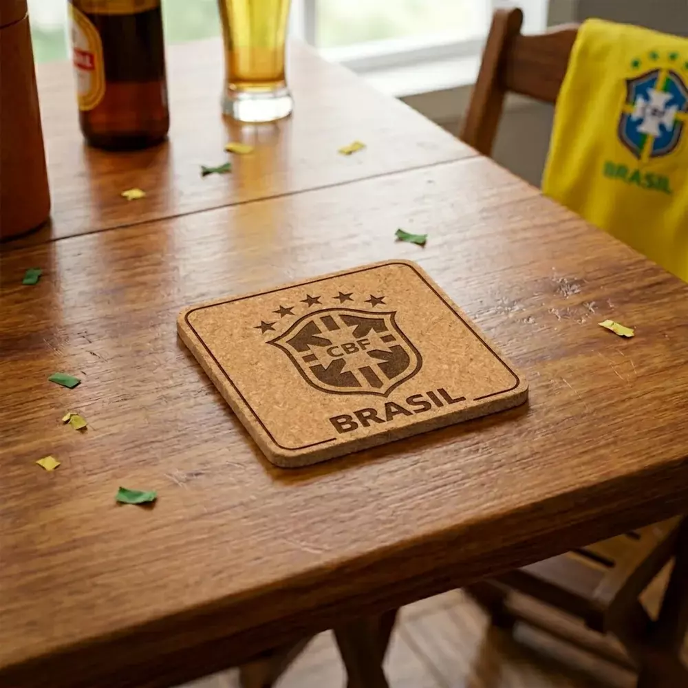 Porta Copos Quadrado Ecológico Personalizado 