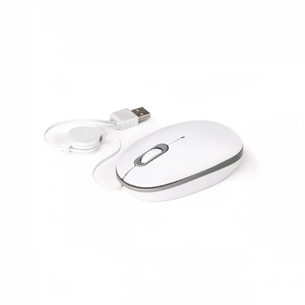 Mouse Ótico Personalizado Branco