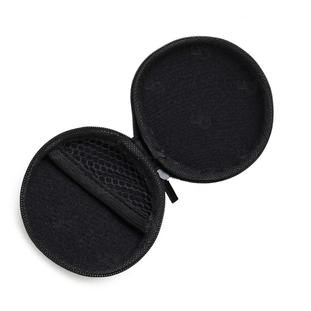 Case Redondo Emborrachado para Kit Tecnológico Personalizado 