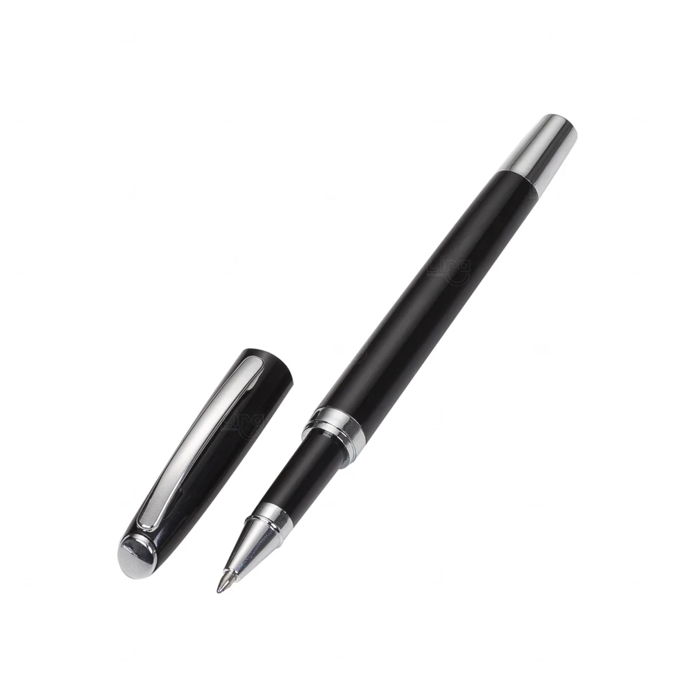 Caneta Rollerball de Metal com Tampa Personalizada 