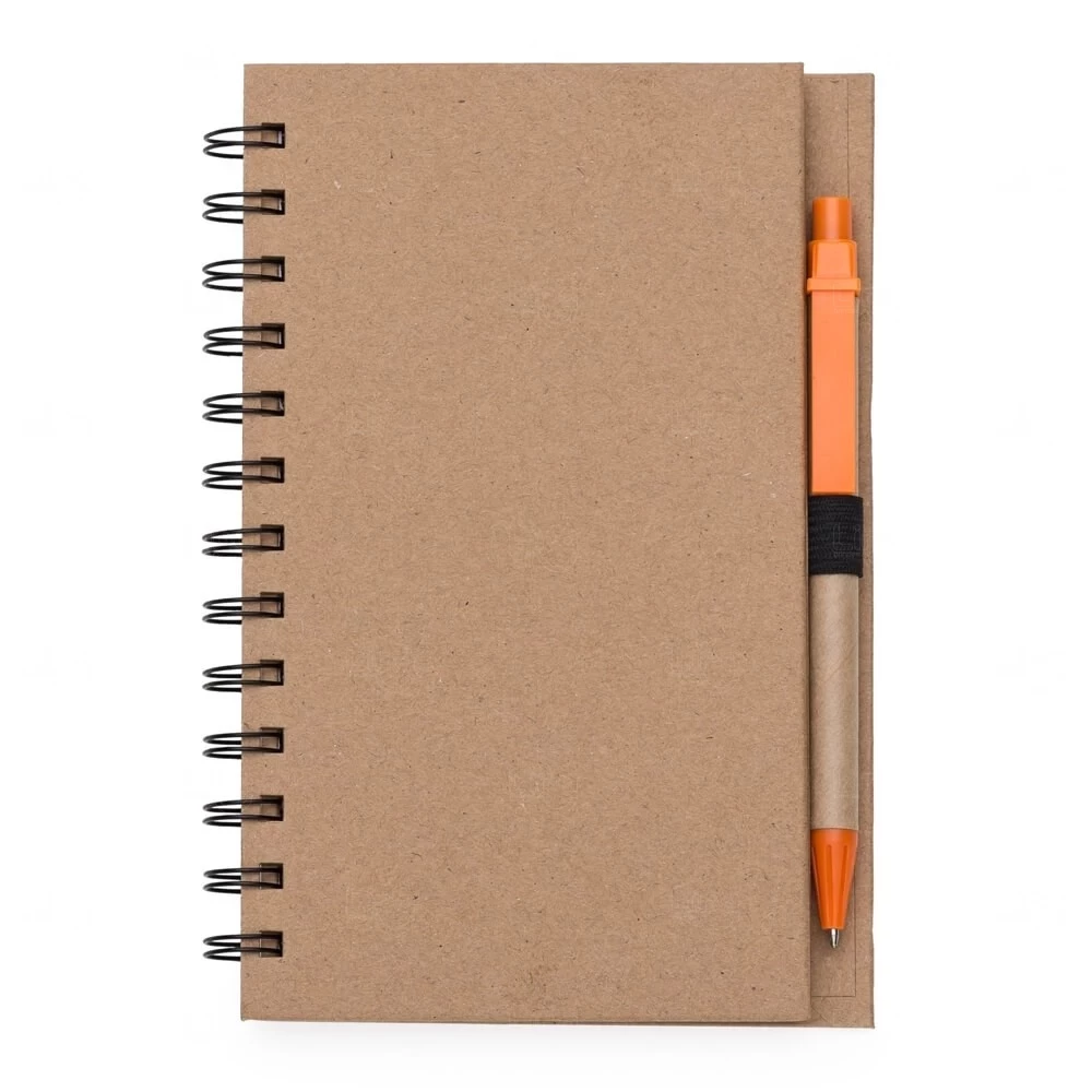 Caderno com Caneta Personalizado - 18,2 x 12,1 cm 