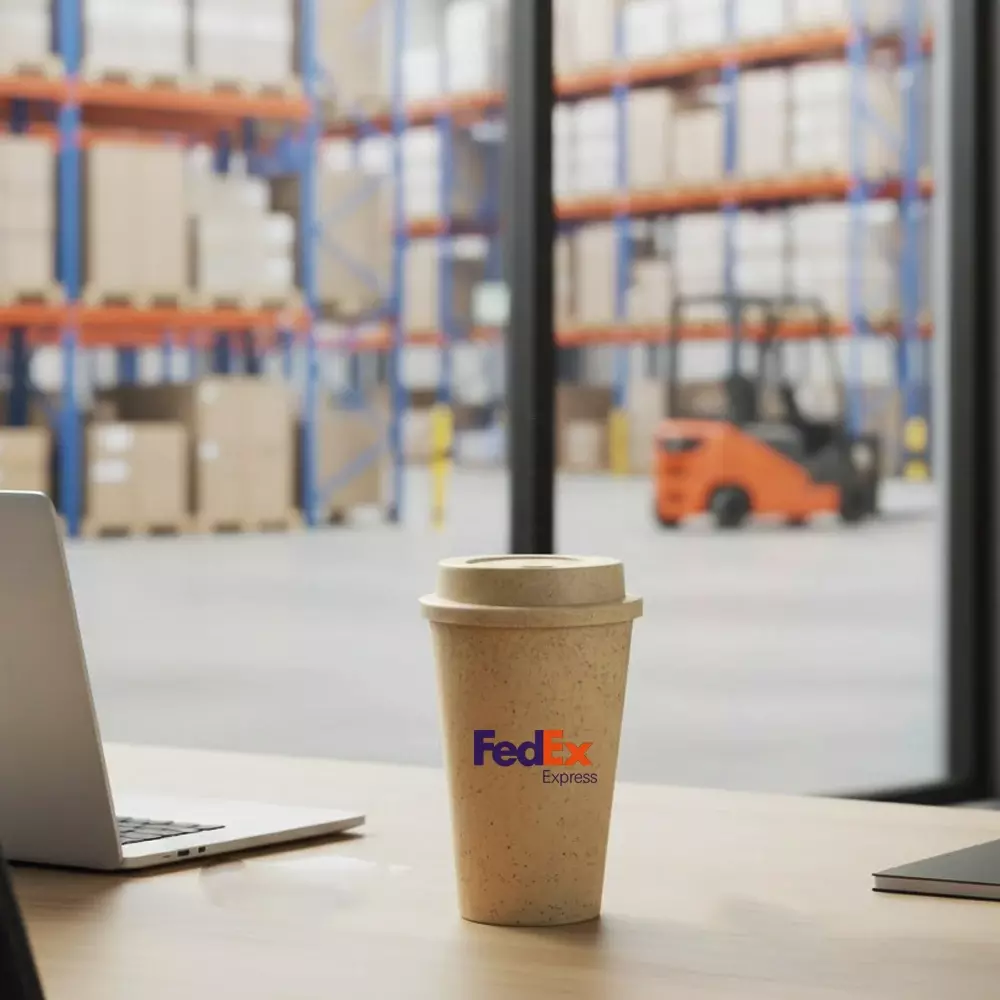 Copo Ecológico de Fibra de Trigo 470ml Personalizado 