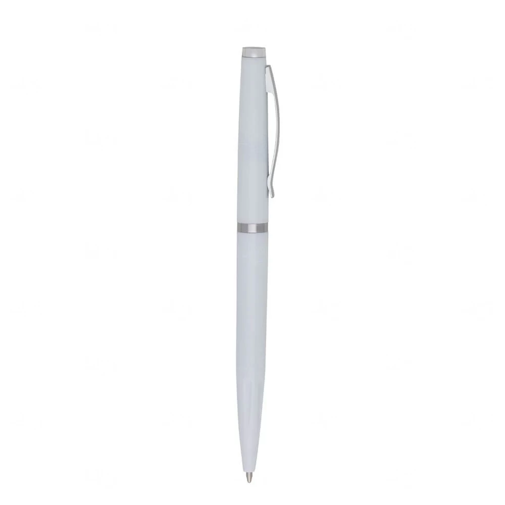Caneta Plástica Fina Personalizada 
