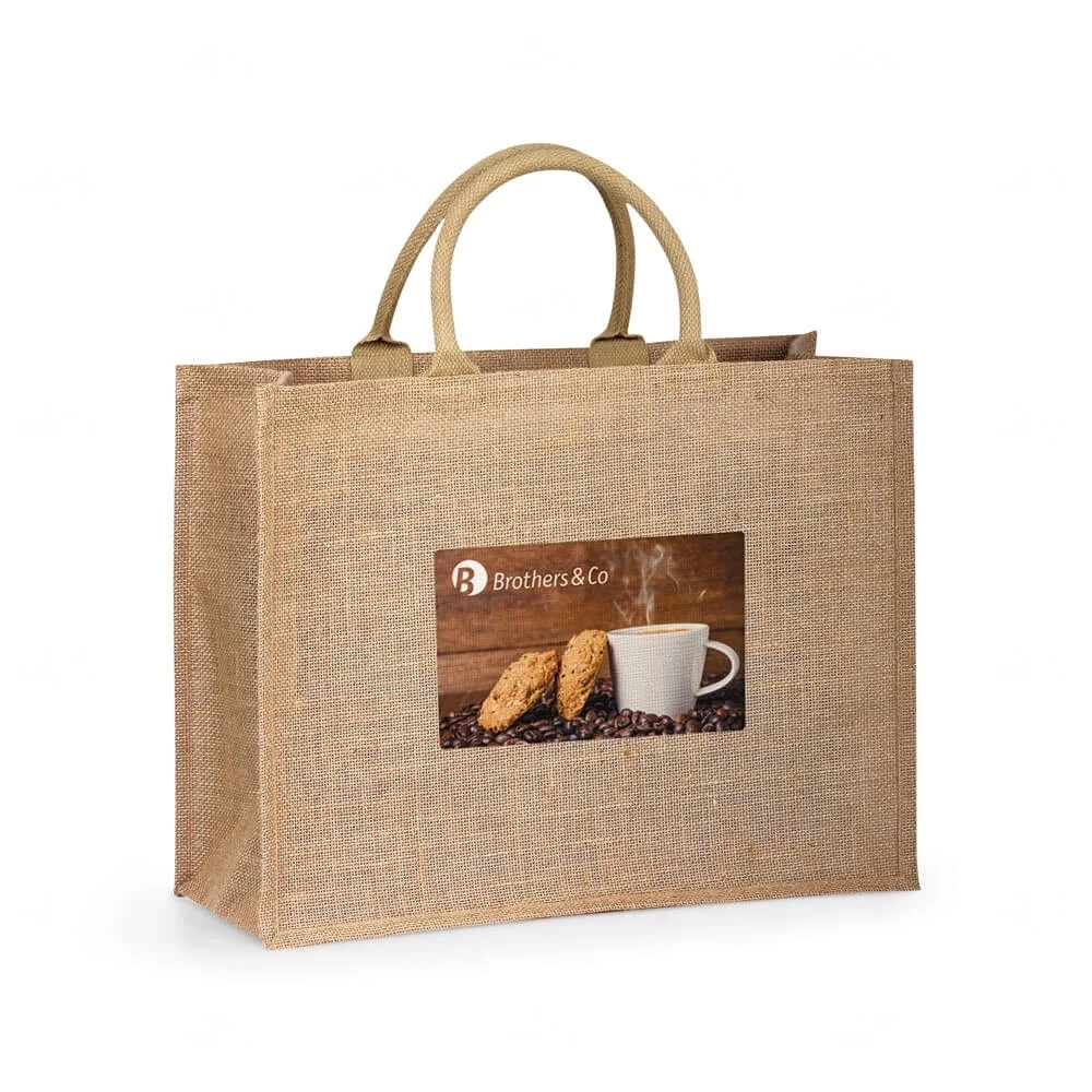 Sacola de Juta  43 x 34 cm Personalizada 