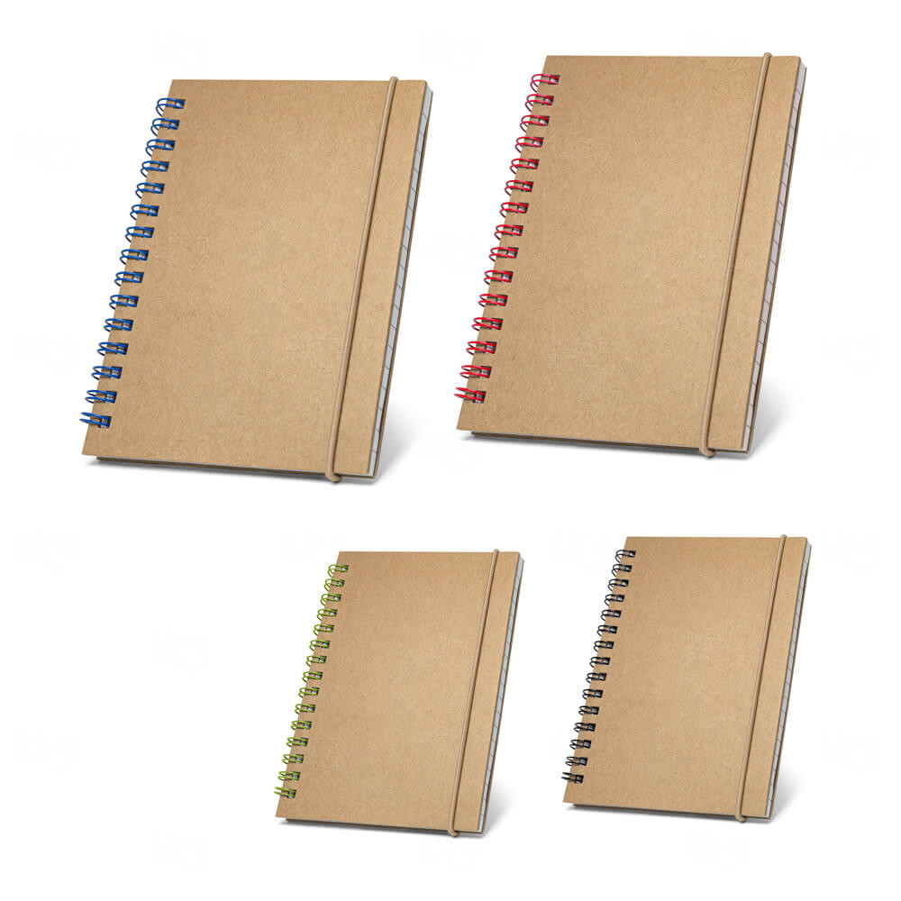 Caderno de Bolso Ecológico com Espiral Personalizado - 14 x 10 cm 