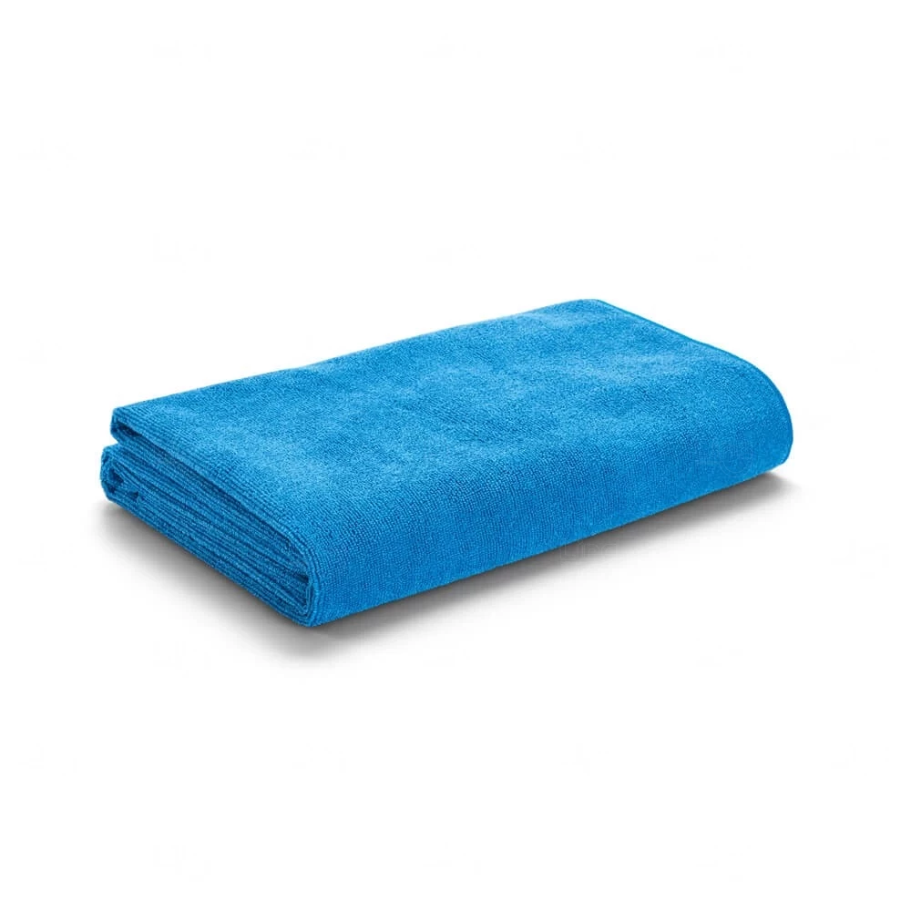 Toalha em Microfibra Com Sacola Personalizada Azul Claro