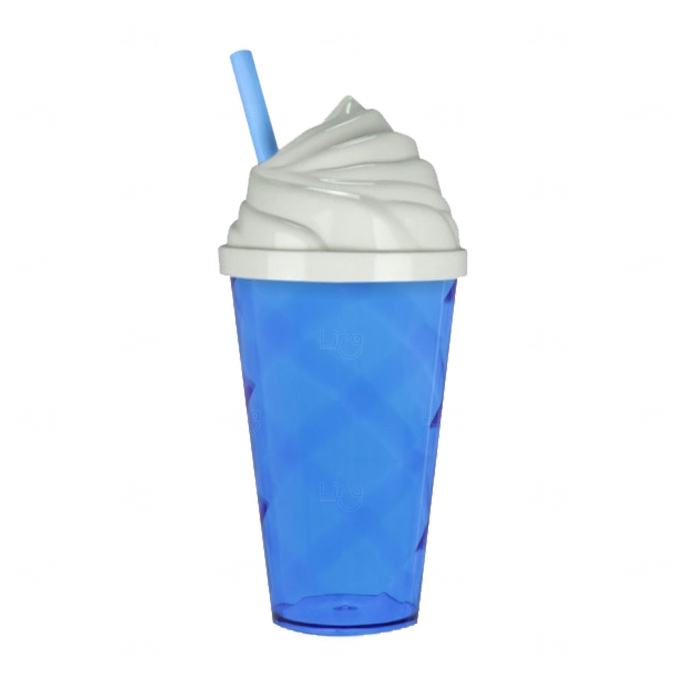 Copo Personalizado Plástico tipo Sorvete - 550ml 