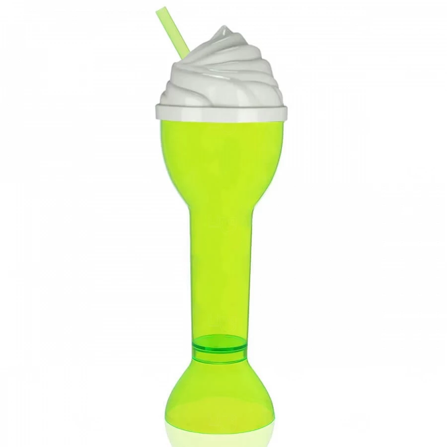 Copo Plástico 550ml com Tampa Sorvete Personalizado 