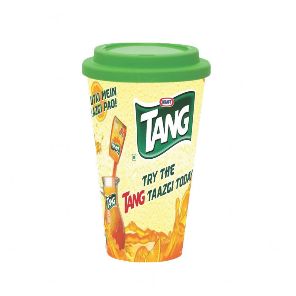 Copo Personalizado com Tampa In Mold Label - 550ml Verde Claro