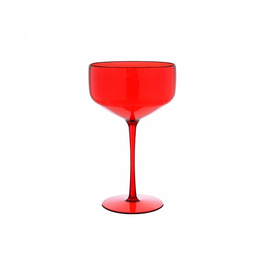 Taça Coupe Personalizado - 390ml Vermelho