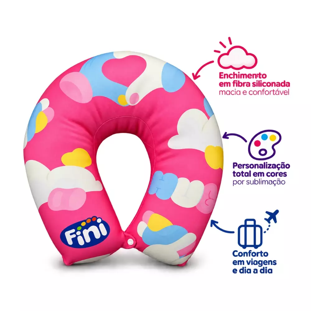 Kit Viagem Personalizado — Almofada de Pescoço + Máscara Dormir 