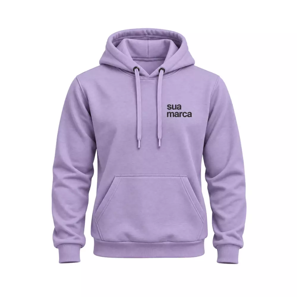 Moletom Canguru Personalizado Lilás