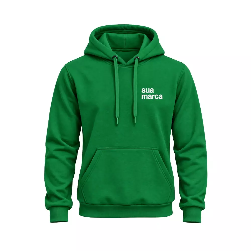 Moletom Canguru Personalizado Verde