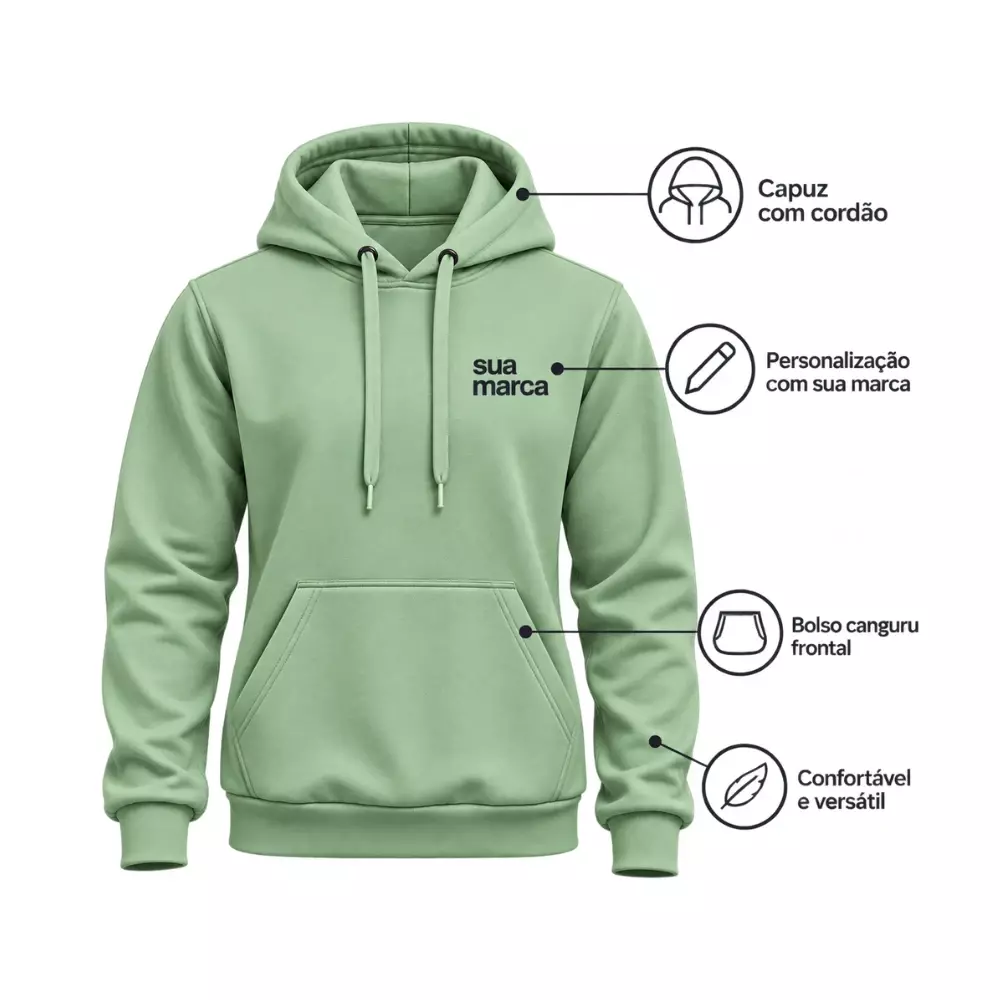 Moletom Canguru Personalizado 
