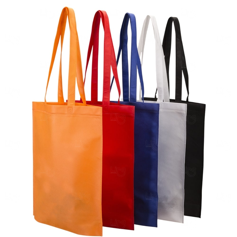 Sacola TNT com Alça Personalizada - 41,2 x 37,2 cm 