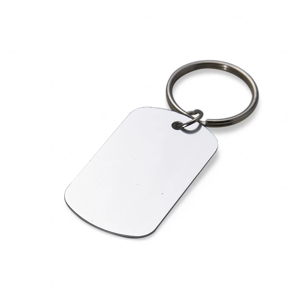Chaveiro Plaquinha Metálica Fosca Personalizado 
