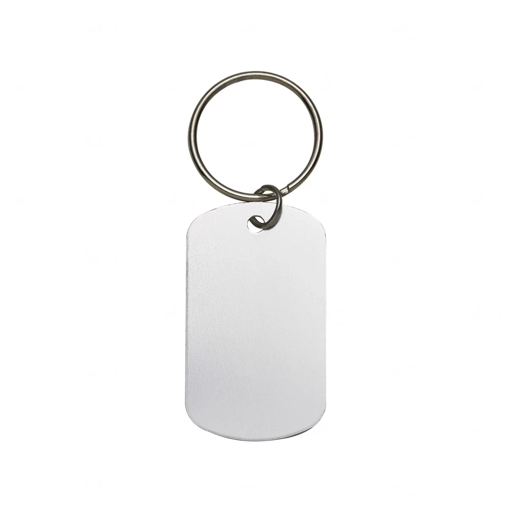 Chaveiro Plaquinha Metálica Fosca Personalizado 