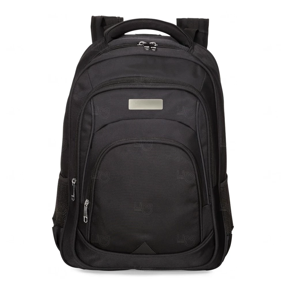 Mochila Poliéster 42L com Placa Metálica Personalizada 