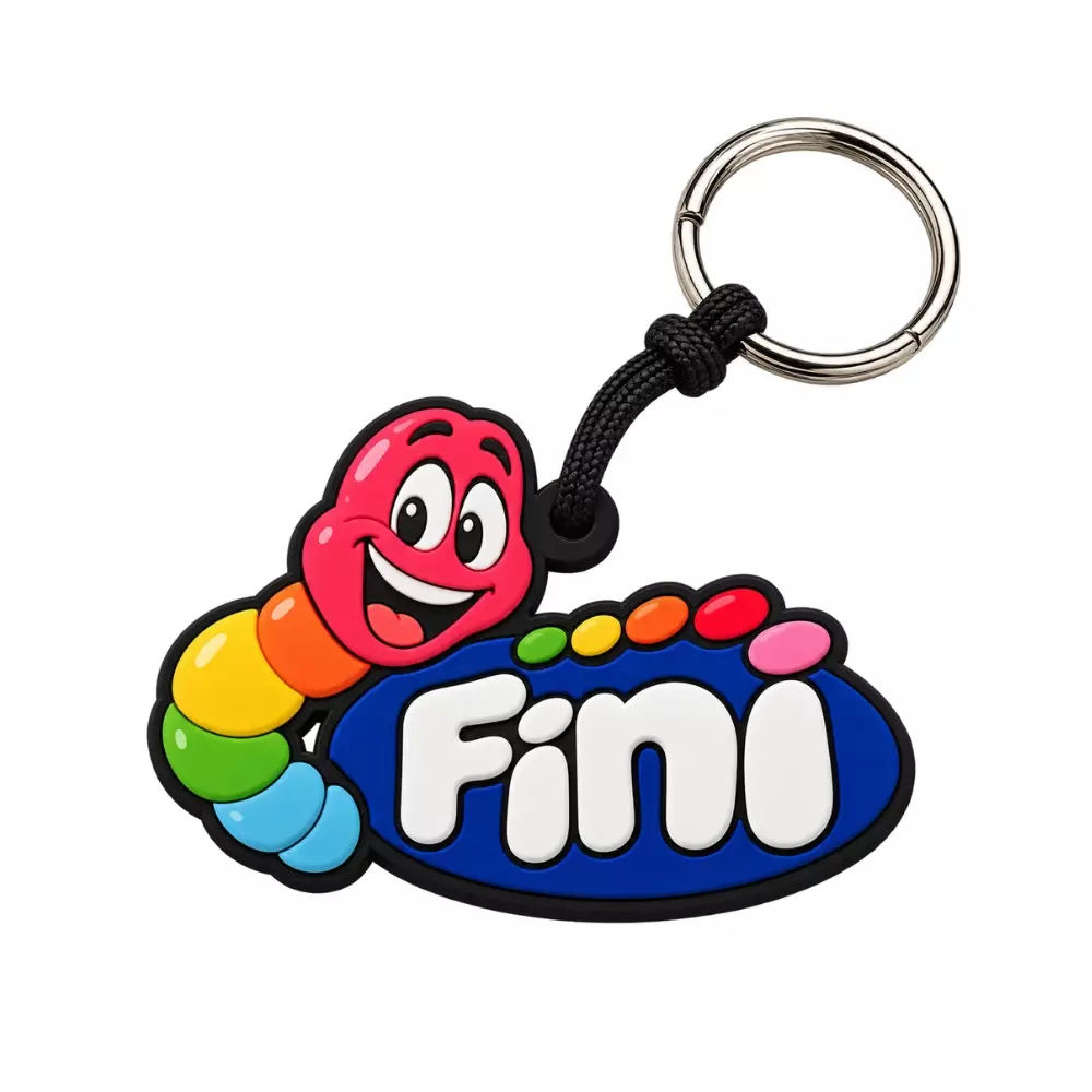 Chaveiro Emborrachado 2D em Alto Relevo Personalizado 