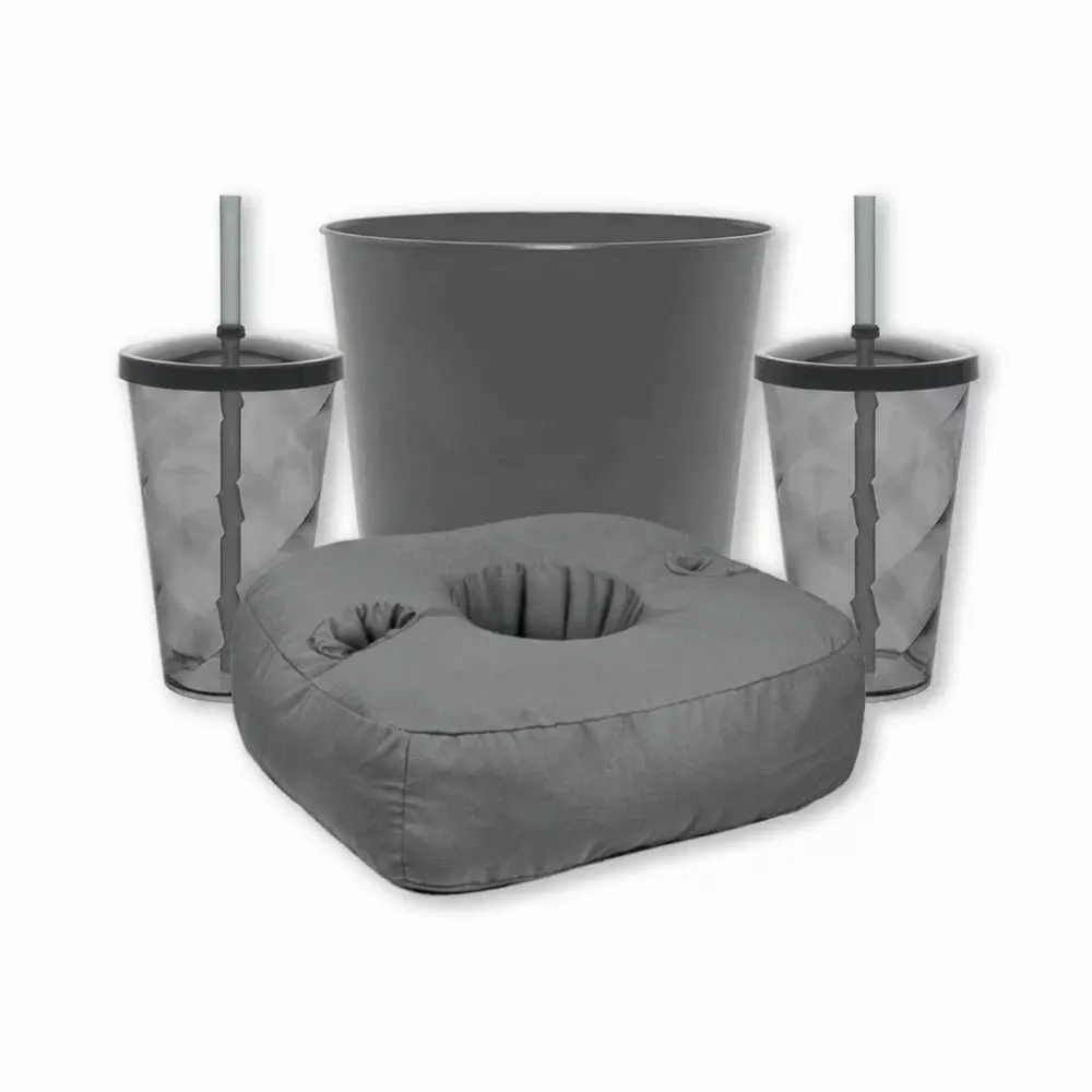Kit Cinema Pipoca Refri Personalizado - 4 Peças 