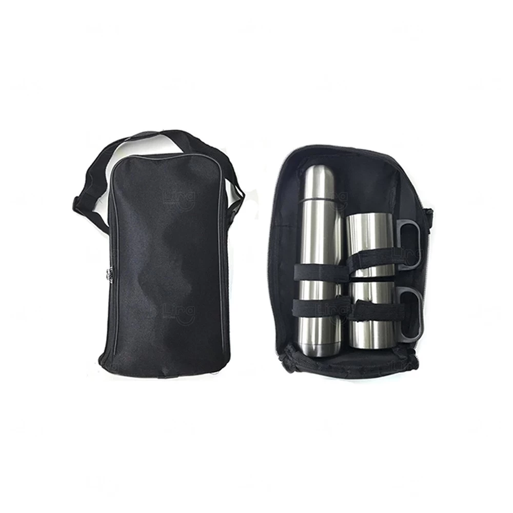 Kit Garrafa Térmica Personalizado - 4 peças 