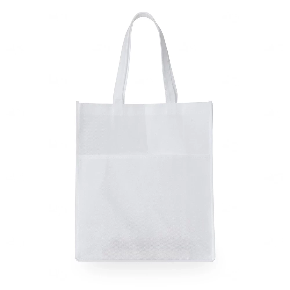Sacola TNT com Bolso Frontal Personalizada - 40 x 35 cm 