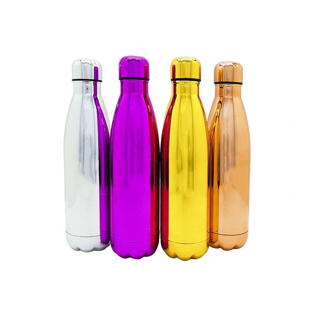 Garrafa Personalizada Inox Brilhante - 500ml 