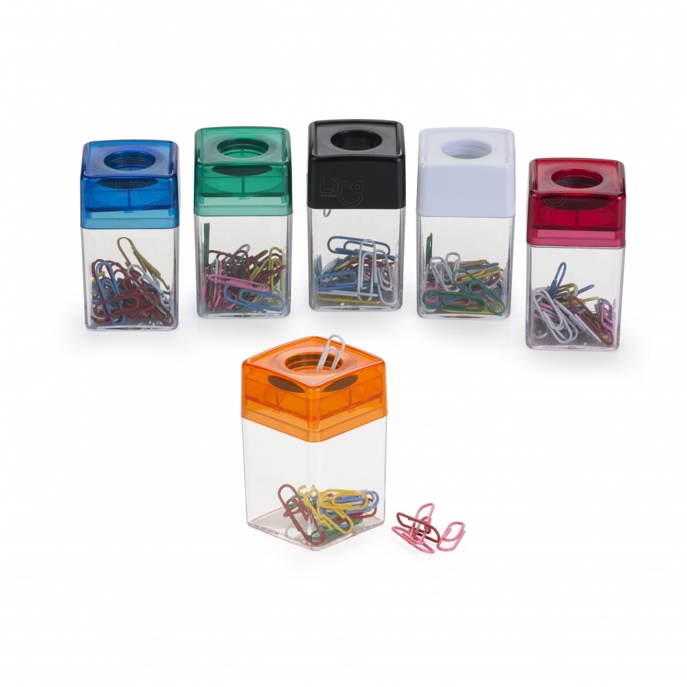 Portaclip Magnetico Rosso Con 35 Clip Incluse - Ordine Sulla Scrivania - Foto 5