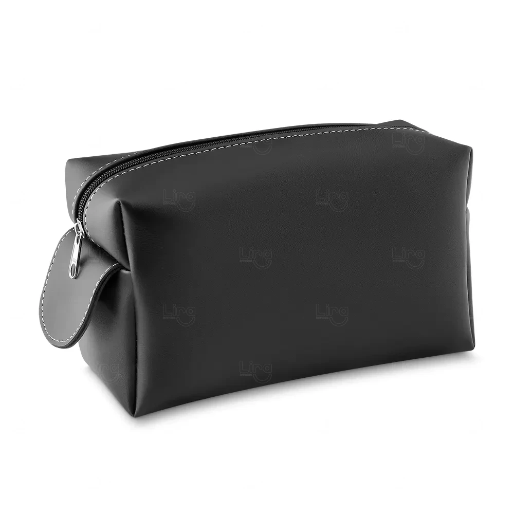 Nécessaire Masculina em Couro Sintético Personalizada 