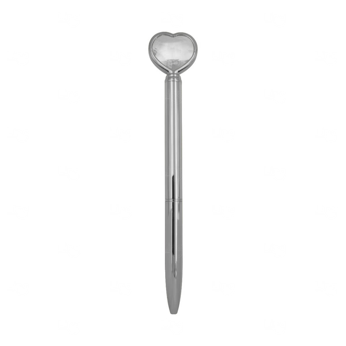 Caneta Coração de Cristal Personalizada 