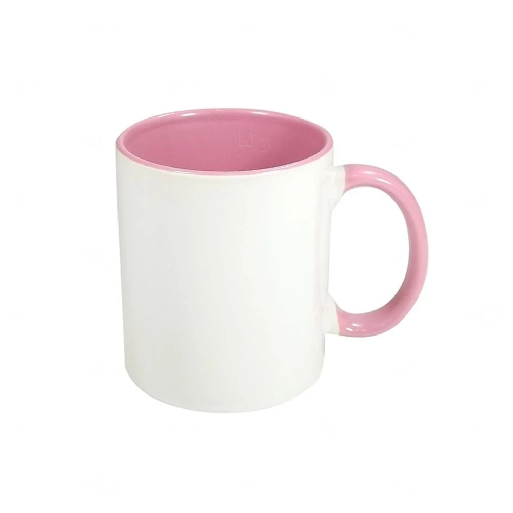 Caneca de Cerâmica Fundo Colorido Personalizada - 325ml 