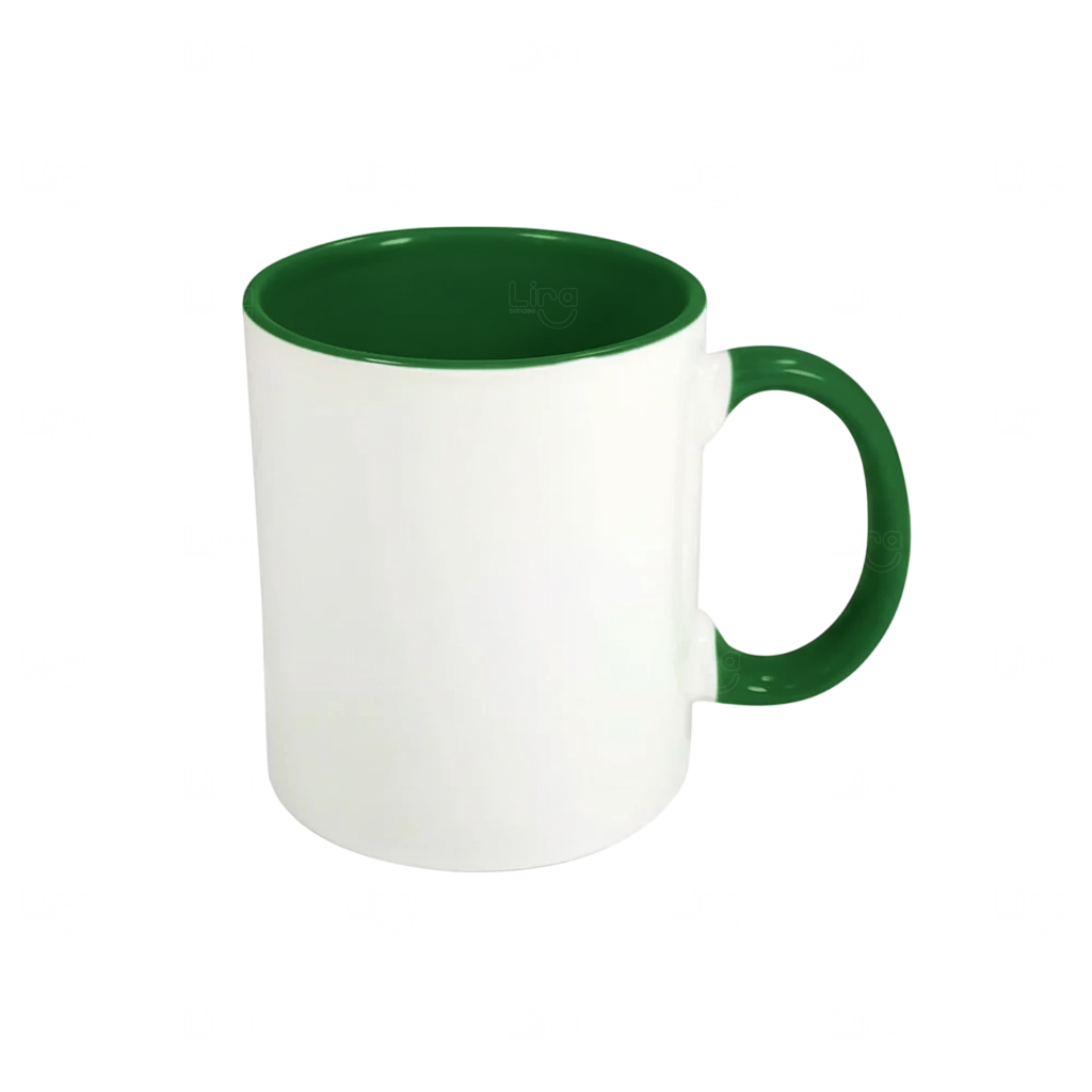 Caneca de Cerâmica 325ml Fundo Colorido Personalizada 