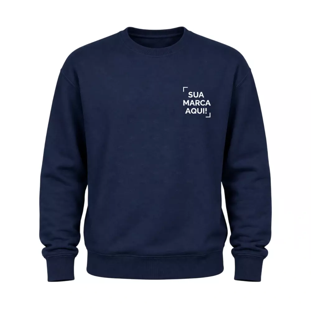 Blusa de Moletom sem Capuz Personalizada 