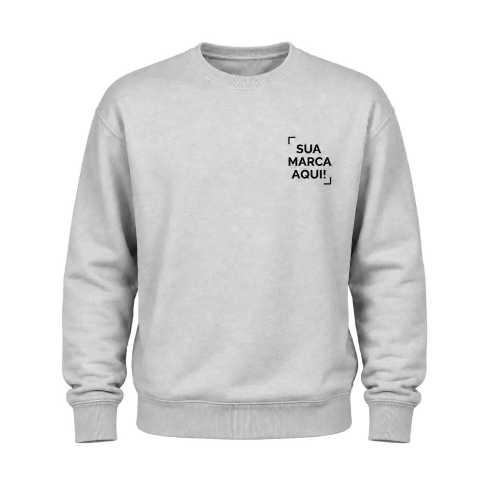 Blusa de Moletom sem Capuz Personalizada 