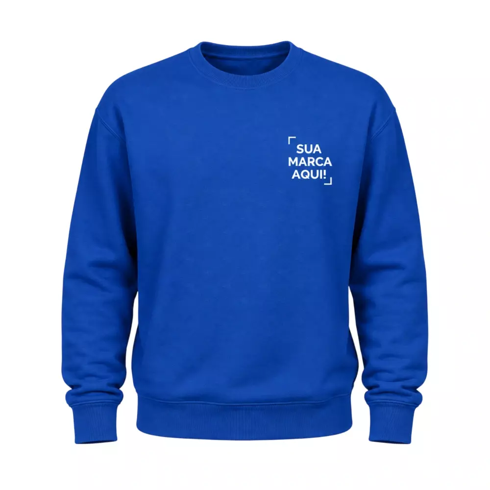 Blusa de Moletom sem Capuz Personalizada 