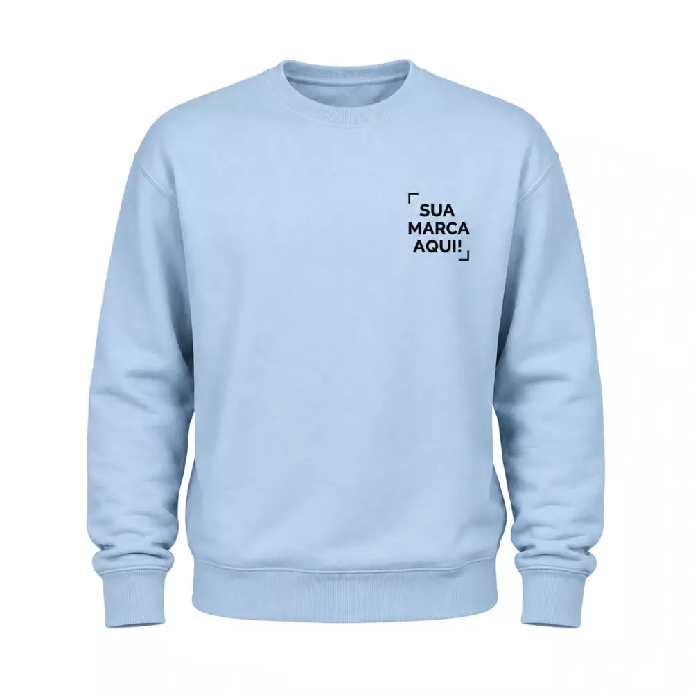 Blusa de Moletom sem Capuz Personalizada 