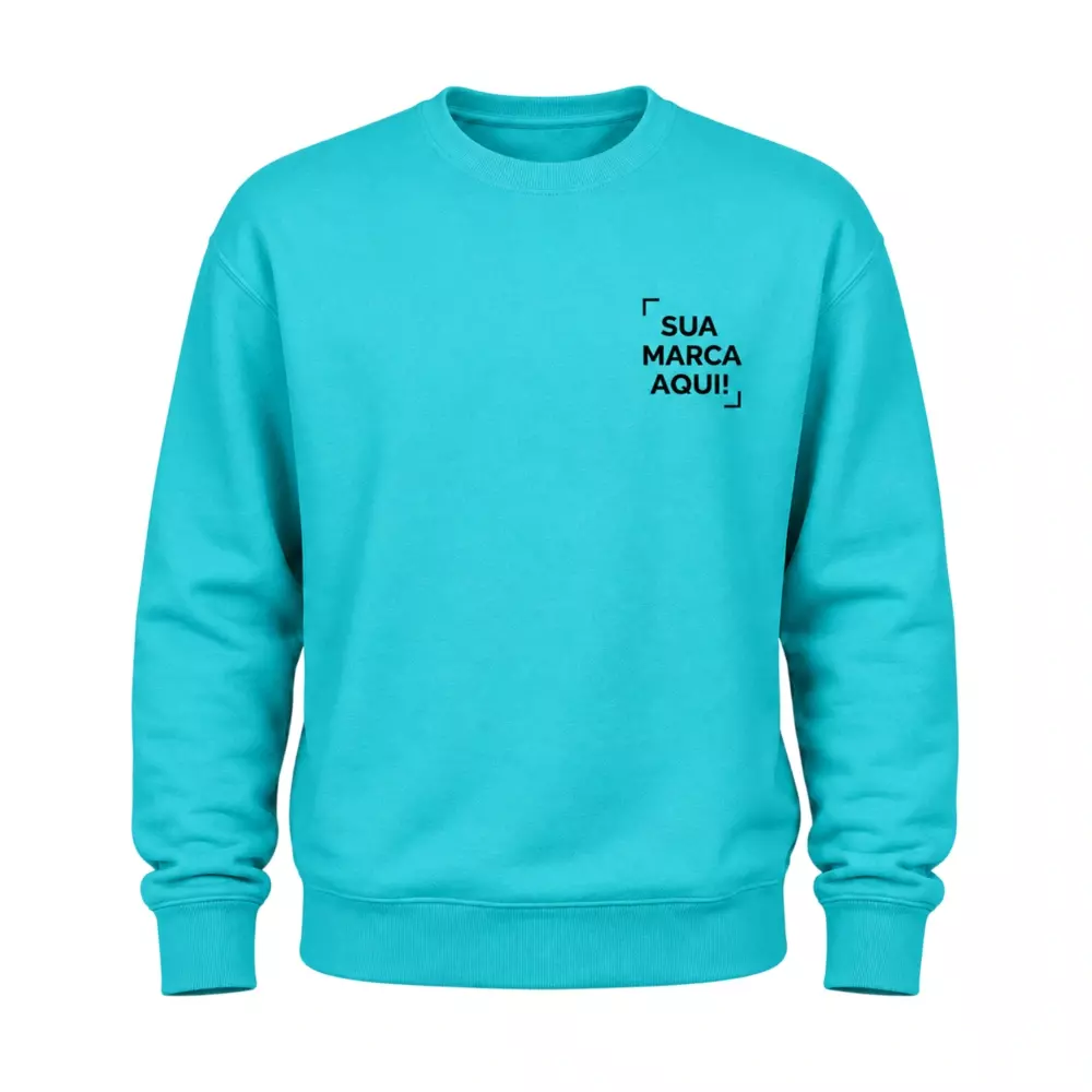 Blusa de Moletom sem Capuz Personalizada 