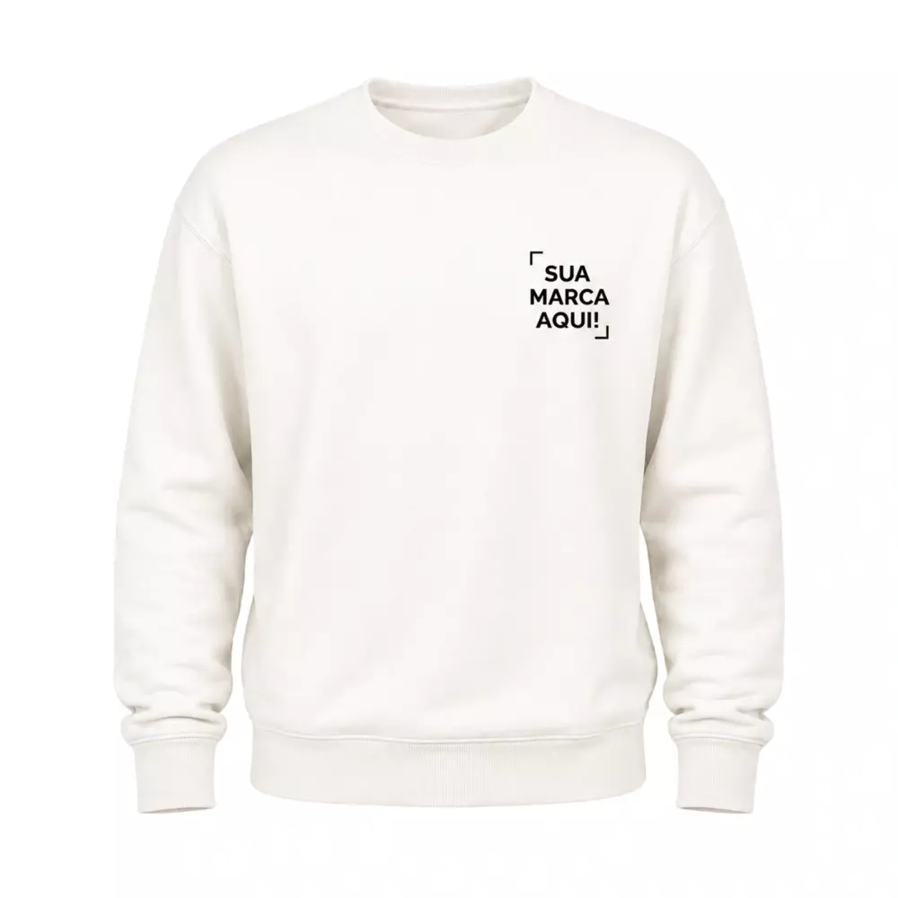 Blusa de Moletom sem Capuz Personalizada 