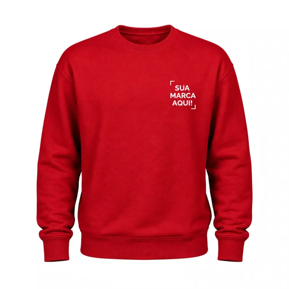 Blusa de Moletom sem Capuz Personalizada 