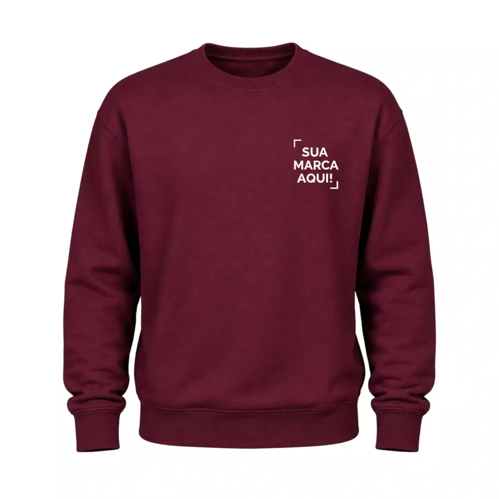 Blusa de Moletom sem Capuz Personalizada 